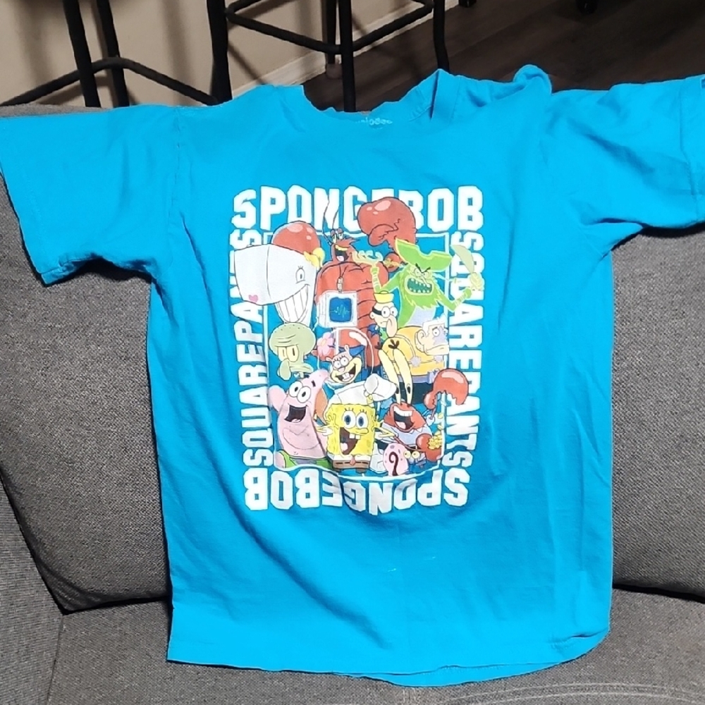 Nickelodeon Teal Blue Graphic Tee